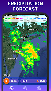 Screenshot 2 for RAIN RADAR 2.4 MOD APK Premium Unlocked