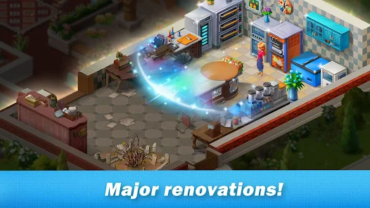 Screenshot 1 for Restaurant Renovation 3.2.26 MOD APK Unlimited Stars