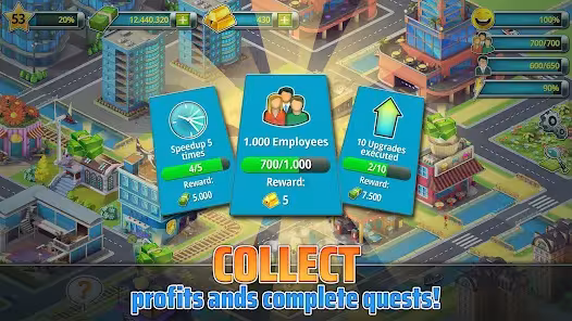 Screenshot 4 for Town Building Tropic Ci 1.6.2 MOD APK Unlimited Money Gold