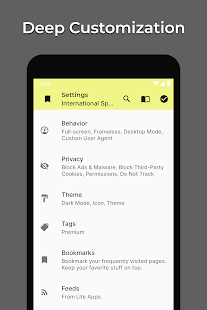 Screenshot 4 for Hermit Lite Apps Browser Premium 18.5.0
