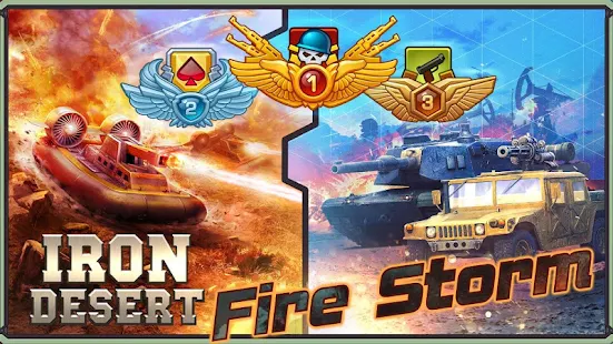 Screenshot 1 for Iron Desert Fire Storm 5.6 APK