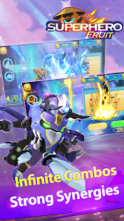 Screenshot 2 for Cover art Superhero Fruit Robot Wars Future Battles 1.0 MOD APK (Unlimited Gold Coins + Diamonds)
