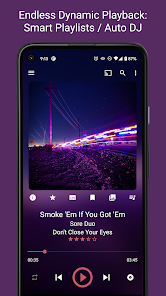 Screenshot 2 for GoneMAD Music Player 3.3.16 MOD APK Premium Unlocked