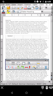 Screenshot 2 for AndrOpen Office 4.4.0a Unlocked