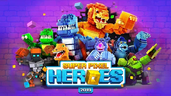 Screenshot 1 for Super Pixel Heroes 1.2.164 MOD APK (Unlimited Money)