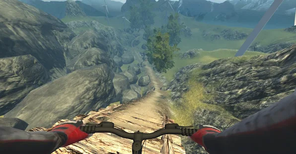 Screenshot 1 for MTB DownHill Multiplayer 1.0.23 MOD APK