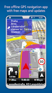 Screenshot 1 for MapFactor GPS Navigation Maps Premium 5.5.99