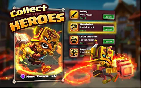 Screenshot 3 for Dungeon Boss Strategy RPG 0.5.11405 MOD APK