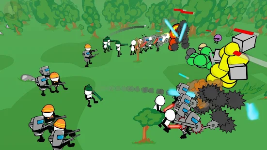 Screenshot 5 for Stickman Gun Battle Simulator 1.13 MOD APK