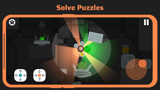 Screenshot 4 for OrbaDrone Robot Escape 2.30 MOD APK Menu, Drone View, Speed