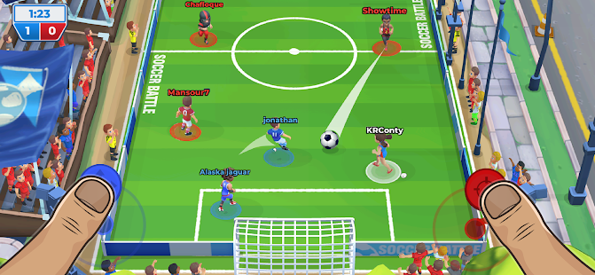 Screenshot 2 for Soccer Battle  PvP Football v1.46.0 MOD APK