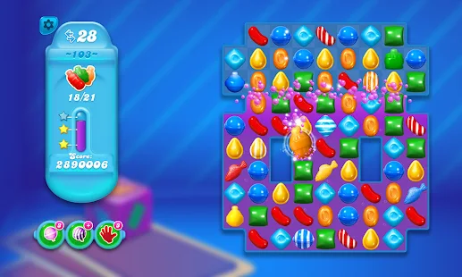 Screenshot 6 for Candy Crush Soda Saga 1.268.5 Mod APK Many Moves, Unlocked