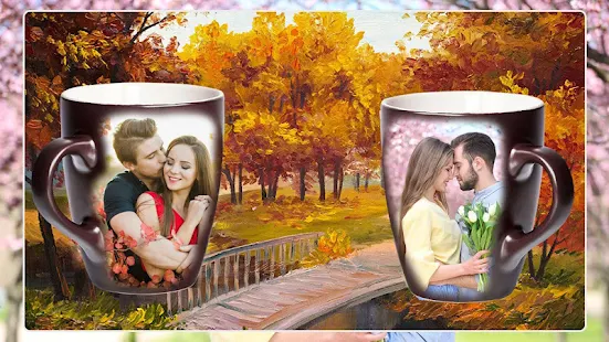 Screenshot 1 for Coffee Cup Dual Photo Frame 1.0.2 Ad Free