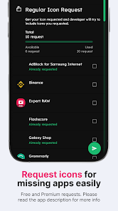 Screenshot 6 for Athena Dark Icon Pack 40.60.14 APK Full Version