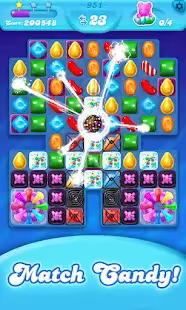 Screenshot 1 for Candy Crush Soda Saga 1.268.5 Mod APK Many Moves, Unlocked