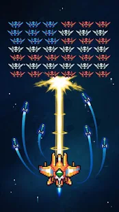 Screenshot 2 for Galaxiga Classic 80s Arcade Space Shooter 13.9 Mod Unlimited Coin / Gems