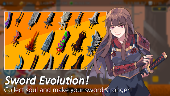 Screenshot 1 for Ego Sword Idle Sword Clicker 1.11 MOD (Unlimited Money)