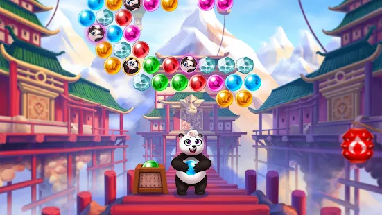 Screenshot 6 for Panda Pop Bubble Shooter Saga Blast Bubbles 8.7.100 MOD (Unlimited Money)