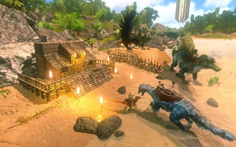 Screenshot 6 for ARK Survival Evolved 2.0.29 MOD APK Unlimited Money, Menu, Primal Pass