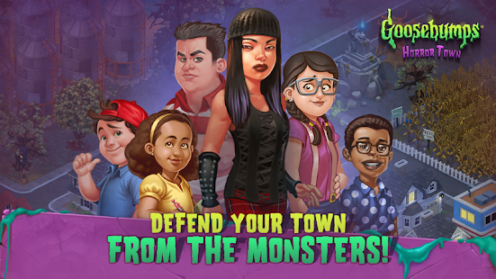 Screenshot 5 for Goosebumps HorrorTown Monsters City Builder 0.3.1 MOD APK