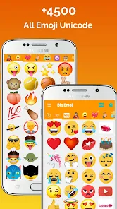 Screenshot 1 for Big Emoji 12.5.2 APK MOD Premium Unlocked