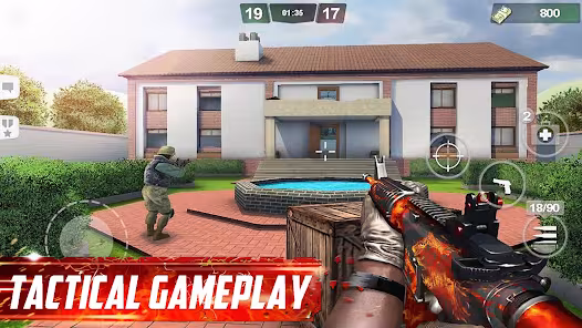 Screenshot 1 for Special Ops Gun Shooting Online FPS War Game 1.83 MOD APK