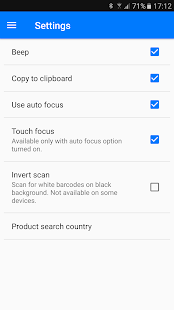 Screenshot 7 for QR & Barcode Scanner PRO 2.0.5 Paid