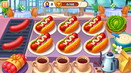 Screenshot 4 for My Cafe Shop Cooking Games Mod APK 4.5.2 Remove ads Mod speed