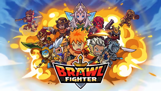 Screenshot 1 for Brawl Fighter Super Warriors Mod APK 0.3.7 Unlimited money Mod Menu