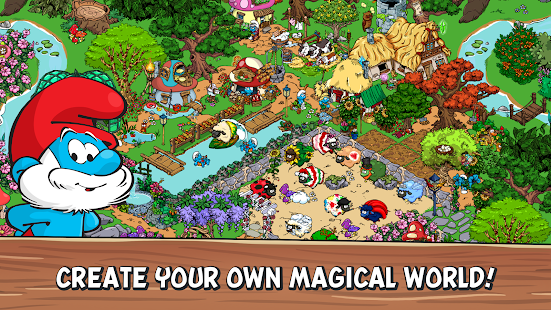 Screenshot 2 for Smurfs’ Village 1.74.0 MOD APK + Data