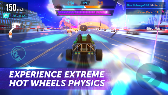 Screenshot 4 for Hot Wheels Infinite Loop 1.3.5 MOD (Speed â€‹â€‹up nitrogen filling)