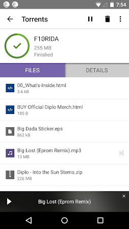 Screenshot 1 for BitTorrent Torrent Downloads Pro 3.15