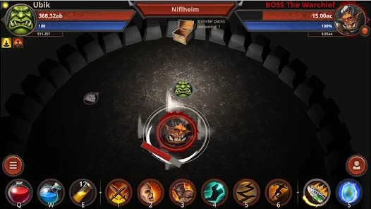 Screenshot 4 for Nordicandia Semi Idle RPG MOD APK 1.1.10 Mega Menu