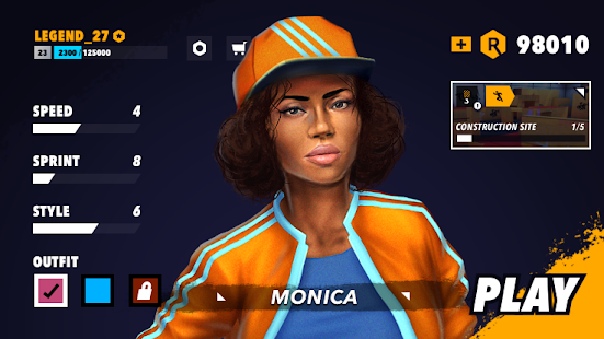 Screenshot 1 for Parkour Simulator 3D 3.3.4 MOD Unlimited Respects