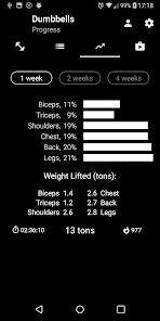 Screenshot 2 for Dumbbell Home Workout Premium 3.20 APK MOD Unlocked