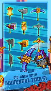 Screenshot 2 for Idle Mine RPG Mod APK 0.6.38 Mod speed
