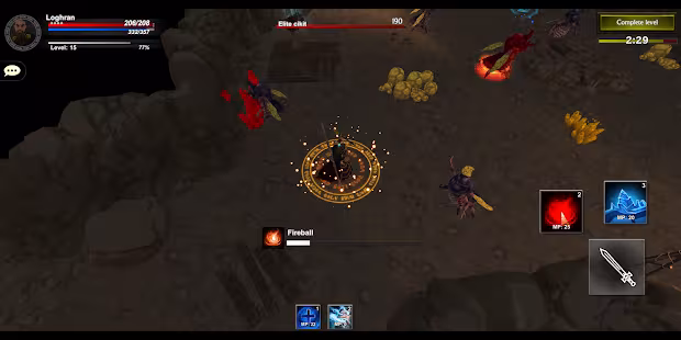 Screenshot 7 for Kongardion RPG Hack Slash Action Adventure Online 0.7.0.5 MOD APK God mode