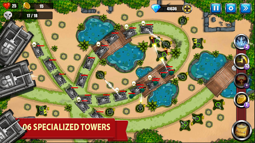 Screenshot 3 for TD War Strategy Game Mod APK 2.3.65 Remove ads, Unlimited money, Free purchase