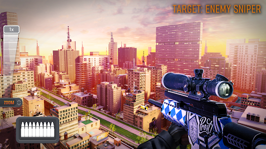 Screenshot 4 for Sniper 3D Assassin Free Games 1.10.1 MOD + Data