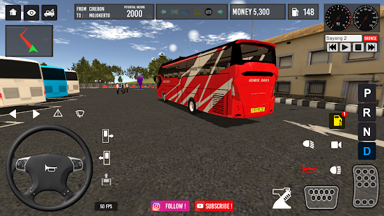 Screenshot 7 for IDBS Bus Simulator MOD APK