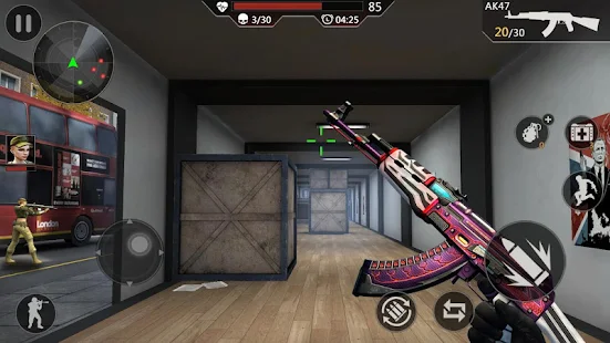 Screenshot 1 for Cover Strike 3D Team Shooter 1.1.333 MOD (god mode + one hit + unlock all gun)