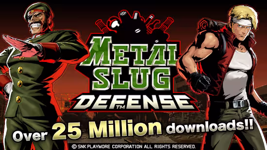 Screenshot 1 for METAL SLUG DEFENSE 1.46.0 MOD APK Unlimited Money