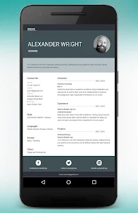 Cv Maker Resume Builder Pdf Template Format Editor Pro 9.1.17 CV Maker Resume Builder PDF Template Format Editor Pro 9.1.17
