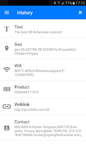 Screenshot 5 for QR & Barcode Scanner PRO 2.0.5 Paid