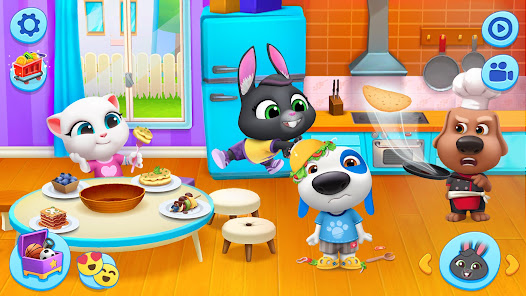Screenshot 6 for My Talking Tom Friends 1.8.1.5 Mod money