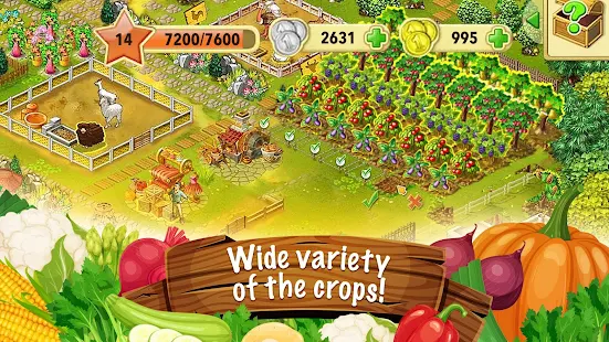 Screenshot 5 for Janes Farm farming game grow fruit & plants 8.7.1 MOD (Unlimited Money)