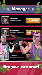Screenshot 2 for Idle Mafia Inc Manager Tycoon Mod APK 0.37 Remove ads Unlimited money