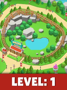 Screenshot 4 for Idle Theme Park Tycoon Recreation Game 2.2.0 MOD (Unlimited Money)