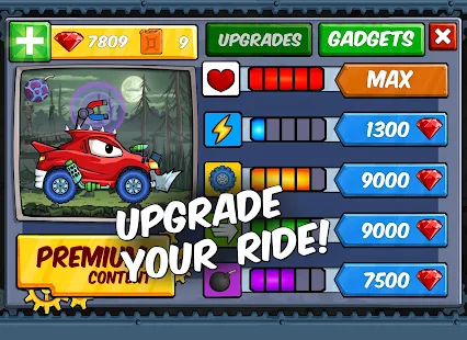 Screenshot 1 for Car Eats Car Apocalypse Racing 2.9 MOD (Unlimited Money + Fuel + Unlocked)