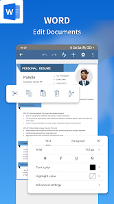 Screenshot 1 for Document Editor 4.4.8 MOD APK Premium Unlocked